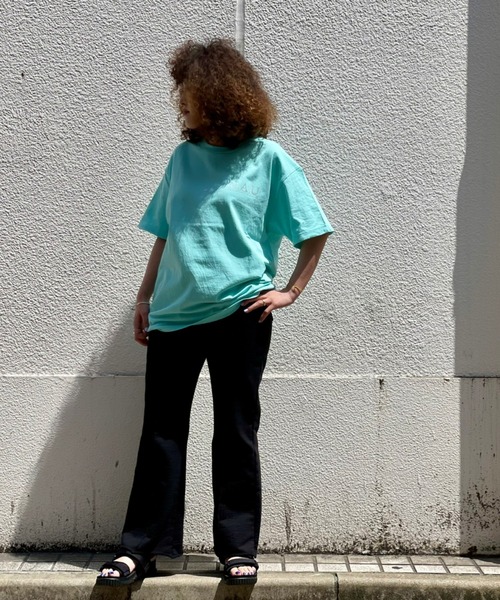 MANASTASH（マナスタッシュ）の「【直営店限定】MANASTASH N.A.U/マナスタッシュエヌエーユー　DIDITAL MOUNTAIN LOGO TEE デジタルマウンテンロゴティー（Tシャツ/カットソー・メンズ・ホワイト/ブラック/ターコイズブルー・MEDIUM/LARGE/X-LARGE）」の17枚目の写真