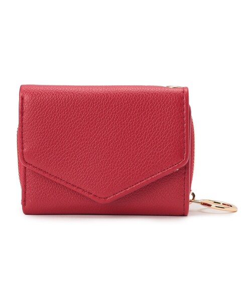 SHOO・LA・RUE（シューラルー）の「◆ドッキングミニ財布（財布・レディース・ダークグリーン/イエロー/ベージュ/レッド系9・00）」の4枚目の写真