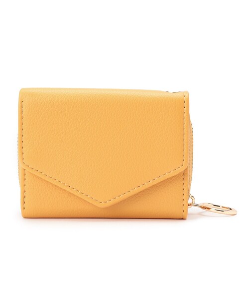 SHOO・LA・RUE（シューラルー）の「◆ドッキングミニ財布（財布・レディース・ダークグリーン/イエロー/ベージュ/レッド系9・00）」の3枚目の写真