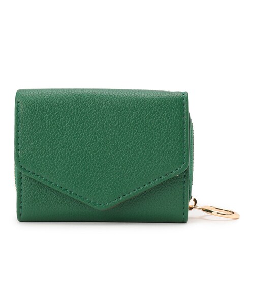 SHOO・LA・RUE（シューラルー）の「◆ドッキングミニ財布（財布・レディース・ダークグリーン/イエロー/ベージュ/レッド系9・00）」の2枚目の写真