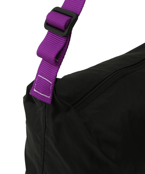 JULY NINE（ジュライナイン）の「【JULY NINE】SUSHI SACK/NYLON HANDLE（ショルダーバッグ・レディース・ブラック/ライトグレー・FREE）」の9枚目の写真