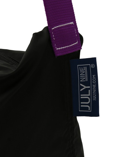 JULY NINE（ジュライナイン）の「【JULY NINE】SUSHI SACK/NYLON HANDLE（ショルダーバッグ・レディース・ブラック/ライトグレー・FREE）」の10枚目の写真