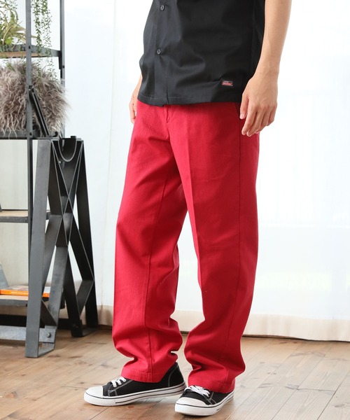 LONSDALE（ロンズデール）の「【LONSDALE/ロンズデール】ストレッチツイルワーカーズカラーパンツ（チノパンツ・メンズ・ブラック/レッド/オレンジ/ブルー/グリーン・LL/S/M/L）」の4枚目の写真