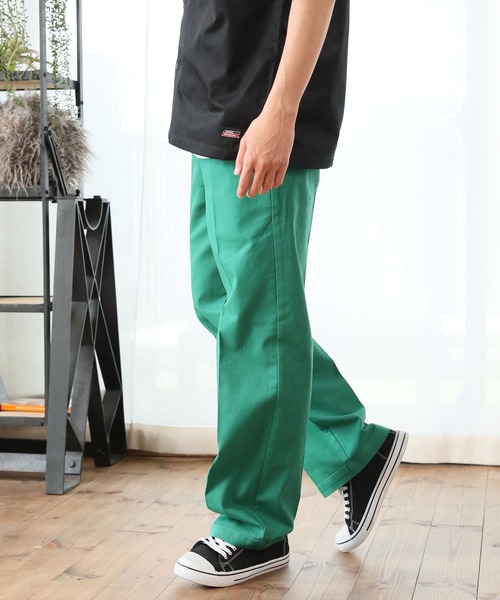 LONSDALE（ロンズデール）の「【LONSDALE/ロンズデール】ストレッチツイルワーカーズカラーパンツ（チノパンツ・メンズ・ブラック/レッド/オレンジ/ブルー/グリーン・LL/S/M/L）」の3枚目の写真