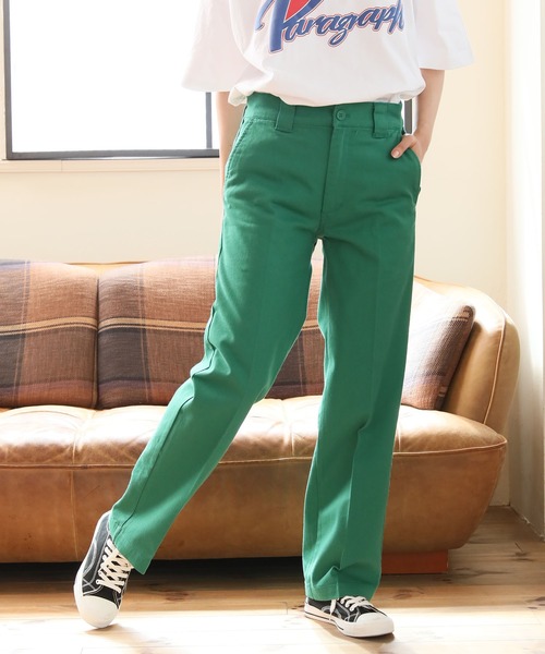 LONSDALE（ロンズデール）の「【LONSDALE/ロンズデール】ストレッチツイルワーカーズカラーパンツ（チノパンツ・メンズ・ブラック/レッド/オレンジ/ブルー/グリーン・LL/S/M/L）」の20枚目の写真