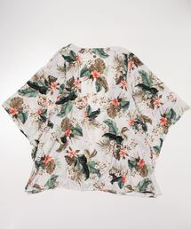 【RIPCURL（リップカール）】ON THE COAST KIMONO/レディースレーヨン半端袖総柄シャツ