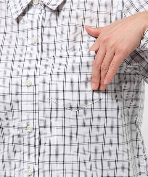 DISCOAT（ディスコート）の「【Discoat】ブロードレギュラーシャツ（シャツ/ブラウス・レディース・ブラック/ネイビー/その他18/その他20・MEDIUM/LARGE）」の11枚目の写真