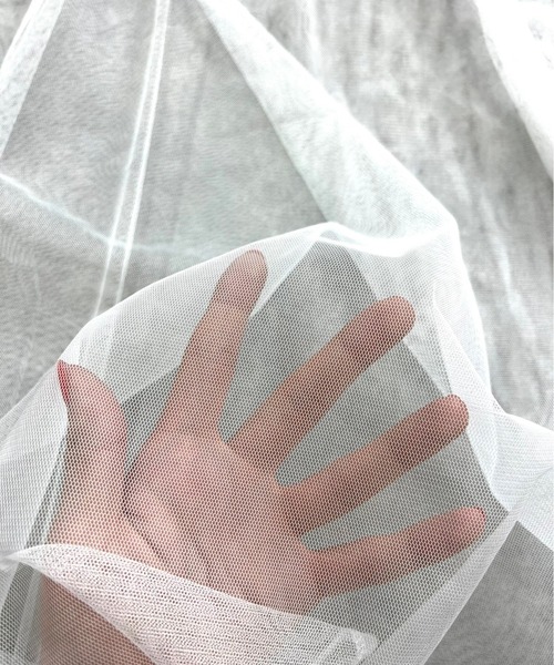 XU（エックスユー）の「【XU/エックスユー】see-through polo shirt/シースルー ポロシャツ トップス 重ね着 レイヤード（ポロシャツ・メンズ・ブラック/ホワイト・ONE SIZE）」の15枚目の写真