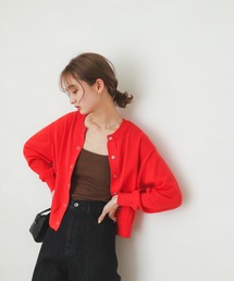 SENSE OF PLACE by URBAN RESEARCH | リングドットクルーネックカーディガン(カーディガン/ボレロ)