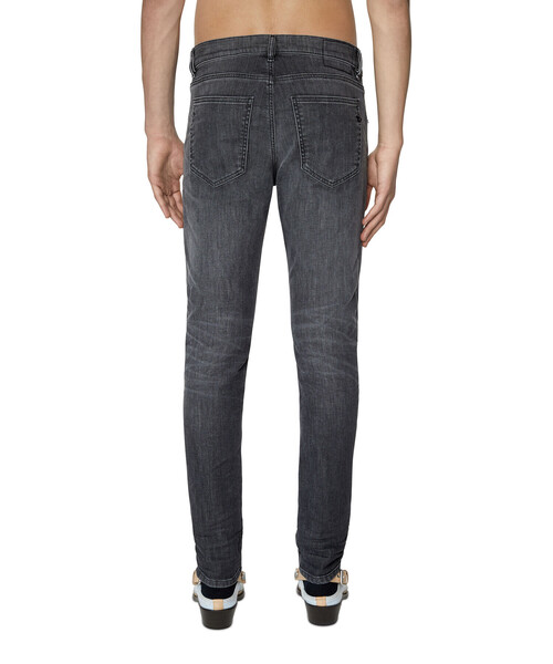 ディーゼルダークグレー スリムフィットデニムジーンズ