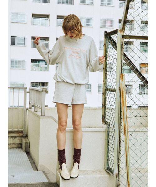 jouetie（ジュエティ）の「ロゴスウェット セットアップ（スウェット・レディース・グレー/ブラック/グリーン/パープル・MEDIUM）」の11枚目の写真