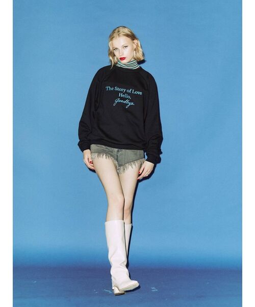 jouetie（ジュエティ）の「ロゴスウェット セットアップ（スウェット・レディース・グレー/ブラック/グリーン/パープル・MEDIUM）」の18枚目の写真