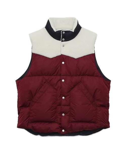 アンダーカバーダウンベスト　サイズ3 UNDERCOVER×FRAGMENT フラグメント 刺繍ロゴダウンベスト 03AW メンズ