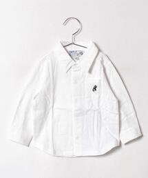 agnes b.（アニエスベー）の「J000 L CHEMISE ベビー レザール刺繍シャツ（シャツ/ブラウス・キッズ）」