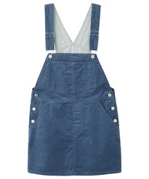 CORDUROY MINI JUMPER SKIRT