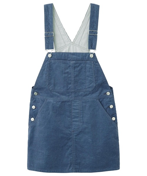 MILKFED.（ミルクフェド）の「CORDUROY MINI JUMPER SKIRT（ジャンパースカート・レディース・ブラック/ブルー/ベージュ・S/M）」の17枚目の写真