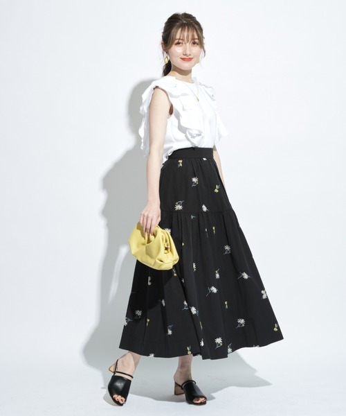 Aquweiser-riche カットソー&スカートセット Apuweiser-riche アプワイザーリッシェ 22SS ランダムヘム