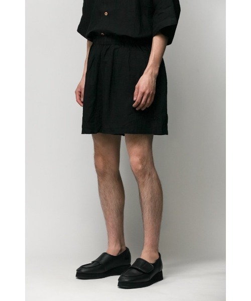 Badhiya(バディ―ヤ)の「Easy shorts - linen(その他パンツ・メンズ・ブラック/ピンク/ブルー・1/2)」の15枚目の写真
