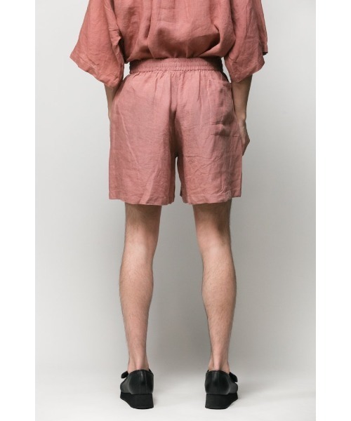 Badhiya(バディ―ヤ)の「Easy shorts - linen(その他パンツ・メンズ・ブラック/ピンク/ブルー・1/2)」の10枚目の写真