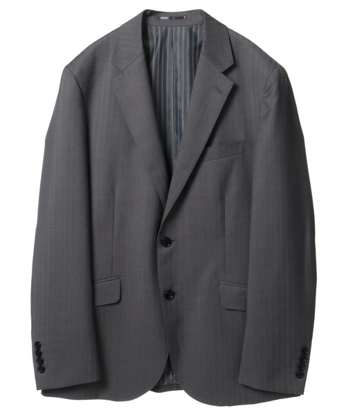 MEN'S BIGI（メンズビギ）の「TWシャンブレーヘリンボーンスーツ（セットアップ・メンズ・ネイビー/グレー・01/02/03/04）」の13枚目の写真