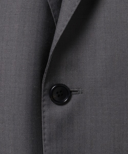MEN'S BIGI（メンズビギ）の「TWシャンブレーヘリンボーンスーツ（セットアップ・メンズ・ネイビー/グレー・01/02/03/04）」の16枚目の写真