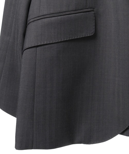 MEN'S BIGI（メンズビギ）の「TWシャンブレーヘリンボーンスーツ（セットアップ・メンズ・ネイビー/グレー・01/02/03/04）」の17枚目の写真