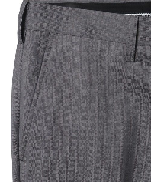 MEN'S BIGI（メンズビギ）の「TWシャンブレーヘリンボーンスーツ（セットアップ・メンズ・ネイビー/グレー・01/02/03/04）」の22枚目の写真