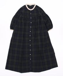 Samansa Mos2 | 配色ギャザーワンピース(ワンピース)