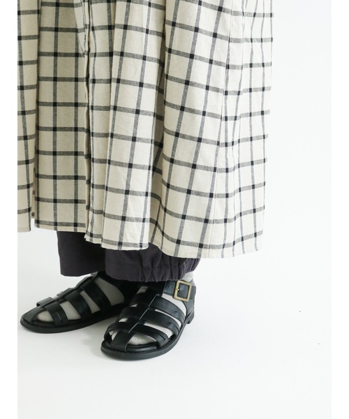 Samansa Mos2（サマンサ モスモス）の「配色ギャザーワンピース（ワンピース・レディース・ブラック/ベージュ/ネイビー/オフホワイト/モカ・ﾌﾘ-）」の19枚目の写真