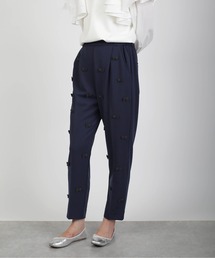 グログランリボンストレッチパンツ