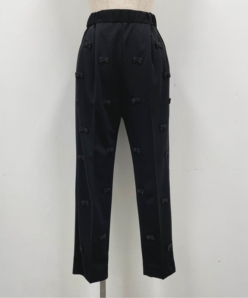PICCIN（ピッチン）の「グログランリボンストレッチパンツ（その他パンツ・レディース・ブラック/ネイビー・M）」の8枚目の写真