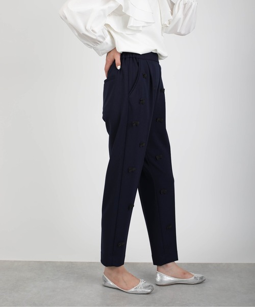 PICCIN（ピッチン）の「グログランリボンストレッチパンツ（その他パンツ・レディース・ブラック/ネイビー・M）」の21枚目の写真