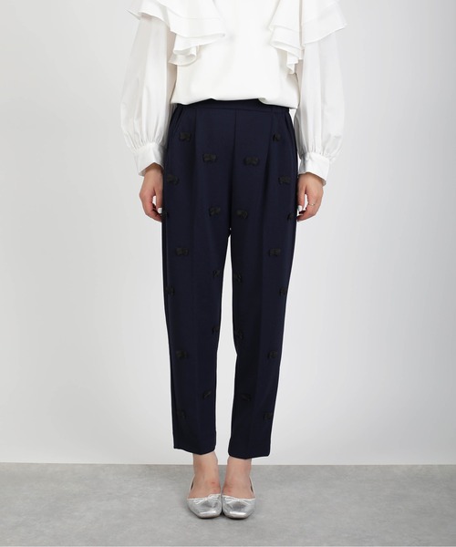 PICCIN（ピッチン）の「グログランリボンストレッチパンツ（その他パンツ・レディース・ブラック/ネイビー・M）」の18枚目の写真