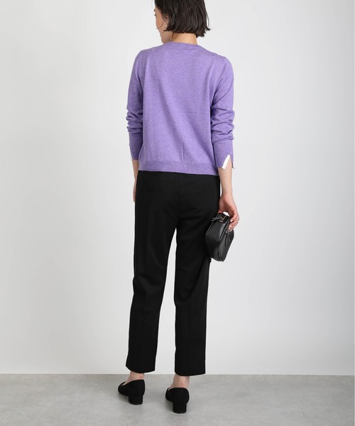 PICCIN（ピッチン）の「グログランリボンストレッチパンツ（その他パンツ・レディース・ブラック/ネイビー・M）」の4枚目の写真