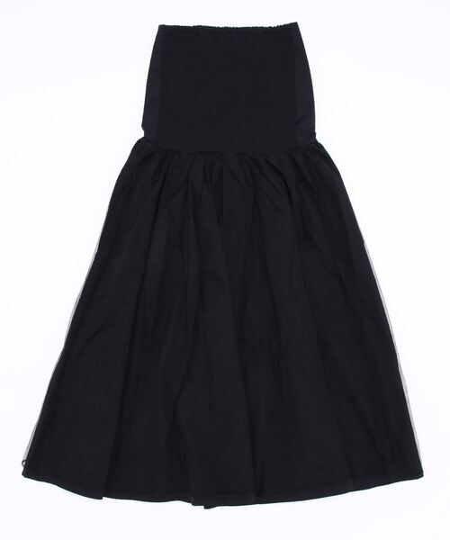 epine(エピヌ)の「waist mark layer tulle skirt(スカート・レディース・ブラック・FREE)」の10枚目の写真
