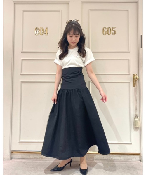epine(エピヌ)の「waist mark layer tulle skirt(スカート・レディース・ブラック・FREE)」の7枚目の写真