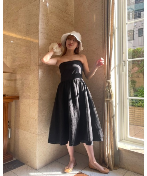 epine(エピヌ)の「waist mark layer tulle skirt(スカート・レディース・ブラック・FREE)」の9枚目の写真