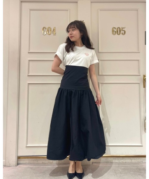 epine(エピヌ)の「waist mark layer tulle skirt(スカート・レディース・ブラック・FREE)」の21枚目の写真