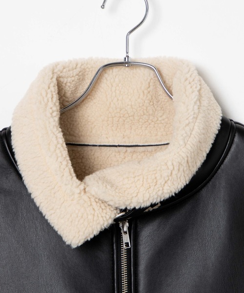 WEGO（ウィゴー）の「WEGO/フェイクレザーボアベスト（ベスト・レディース・ブラック/ブラウン系その他・FREE）」の12枚目の写真