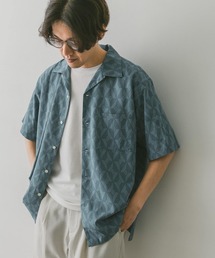 URBAN RESEARCH DOORS | ジオメトリックプリントショートスリーブシャツ(シャツ/ブラウス)