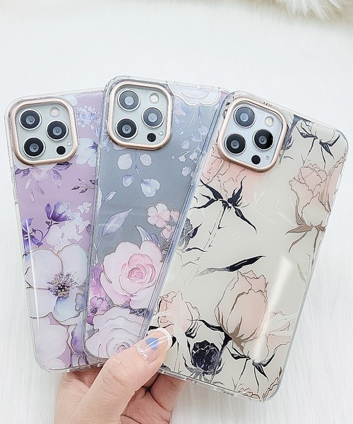 MERCURYDUO - 花柄iPhoneケース MERCURYDUO FLOWER柄iPhoneケース(6ver)（ピンク