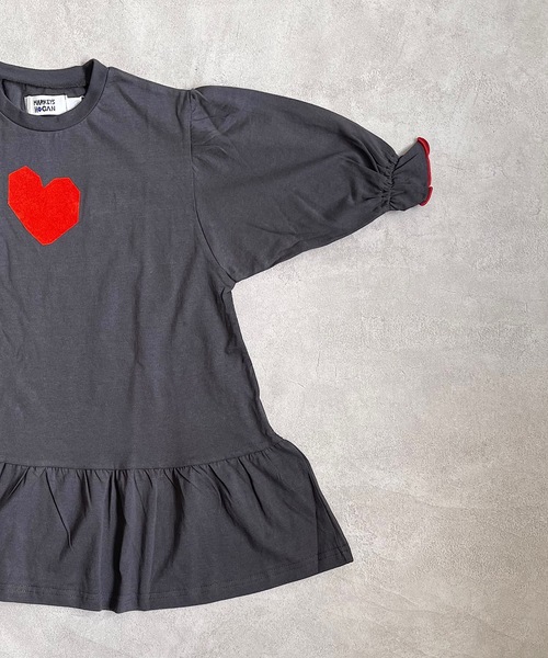 HOGAN RANCH WEAR（ホーガンランチウエア）の「フリルワンピース（90～140cm）（ワンピース・キッズ・グレー/ピンク/クリーム/グレー系その他/サーモンピンク/チャコール・90/100/110/120/130/140）」の12枚目の写真