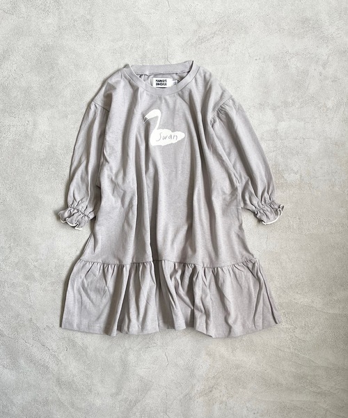 HOGAN RANCH WEAR（ホーガンランチウエア）の「フリルワンピース（90～140cm）（ワンピース・キッズ・グレー/ピンク/クリーム/グレー系その他/サーモンピンク/チャコール・90/100/110/120/130/140）」の18枚目の写真