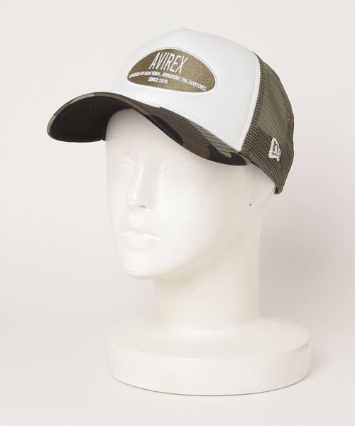 AVIREX（アヴィレックス）の「ＮＥ　メッシュＣＡＰ　ワッペン（キャップ・メンズ・ブラック系その他/ブラック/その他2/ベージュ・F）」の4枚目の写真