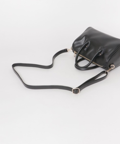 URBAN RESEARCH Sonny Label（アーバンリサーチサニーレーベル）の「ミニボストンバッグ（ハンドバッグ・レディース・ベージュ/ブラック/グリーン・ONE）」の10枚目の写真