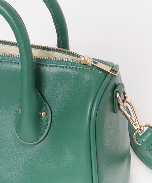 URBAN RESEARCH Sonny Label（アーバンリサーチサニーレーベル）の「ミニボストンバッグ（ハンドバッグ・レディース・ベージュ/ブラック/グリーン・ONE）」の13枚目の写真