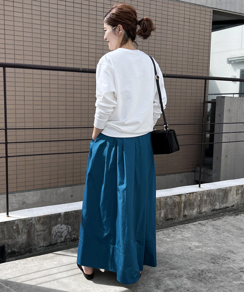 Spick & Span（スピックアンドスパン）の「カレッジロゴスウェット（スウェット・レディース・ホワイト/ネイビー/ボルドー・FREE）」の6枚目の写真