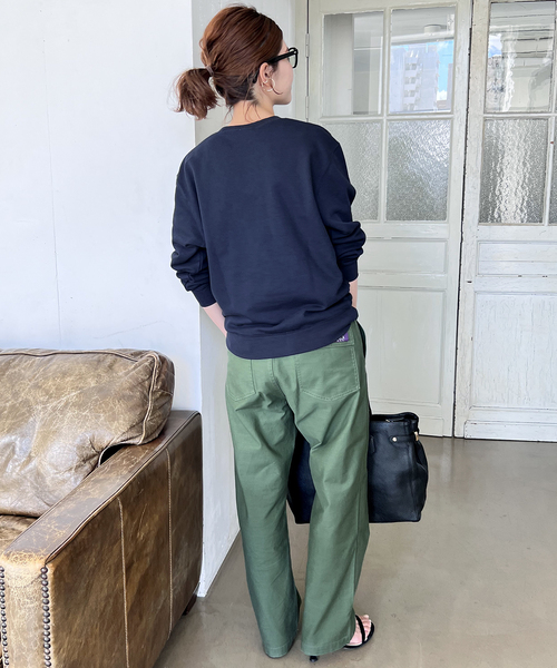 Spick & Span（スピックアンドスパン）の「カレッジロゴスウェット（スウェット・レディース・ホワイト/ネイビー/ボルドー・FREE）」の17枚目の写真