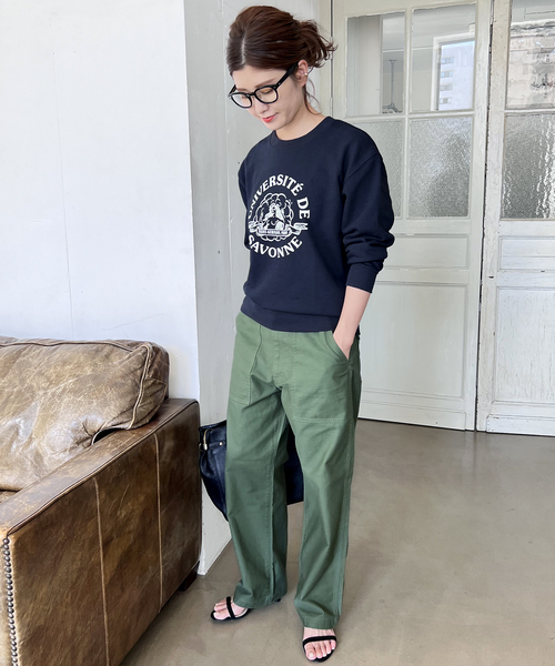 Spick & Span（スピックアンドスパン）の「カレッジロゴスウェット（スウェット・レディース・ホワイト/ネイビー/ボルドー・FREE）」の19枚目の写真