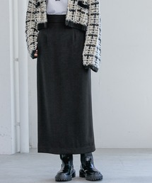 A part by | 【WEB限定カラーあり】カットナロースリットスカート　163784(スカート)